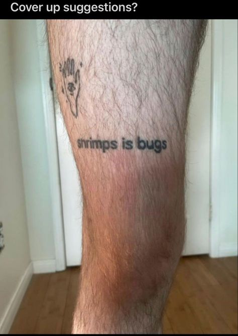 Bug Tattoo Knee, American Traditional Black And Grey, Dumbest Tattoos, Tattoo Knee, Pill Bug, Funky Tattoos, Bug Tattoo, Horizontal Design, Doodle Tattoo