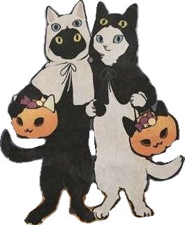 Cats Iphone Wallpaper, Halloween Diy Crafts For Kids, Halloween Cats Art, Halloween Costume For Cats, Aesthetic Halloween Costume Ideas, Cats In Halloween Costumes, Kitty Halloween Costume, Halloween Costumes Aesthetic, Cats Kissing