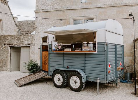 Mobile Bar | Not Just Gin | East Sussex Coffee Showroom, Dream Bakery, Soda Bar, Food Truck Menu, Bar Business, Trailer Conversion, Coffee Trailer, Coffee Van, Coffee Cart