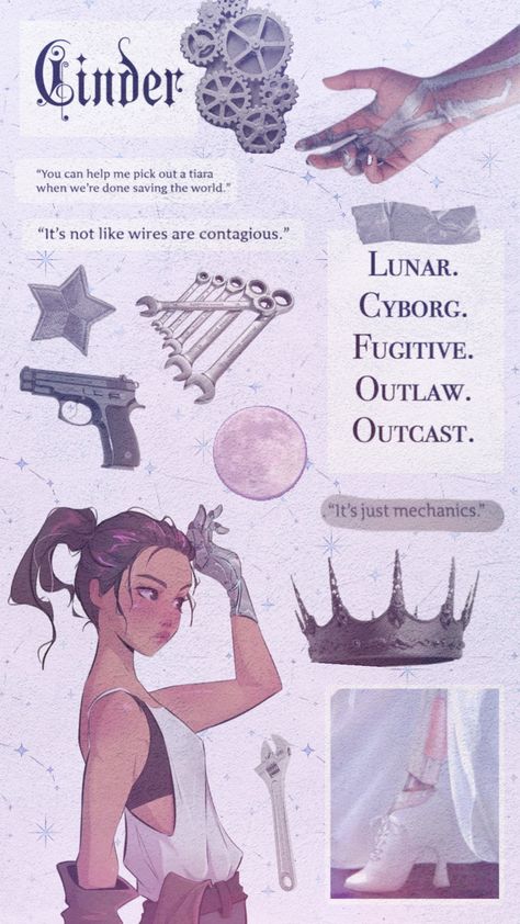 Lihn Cinder, Luner Chronicles, Book Bookmarks, Marissa Meyer Books, Disney Character Drawings, Series Ideas, The Lunar Chronicles, Character Drawings, Drawing Studies