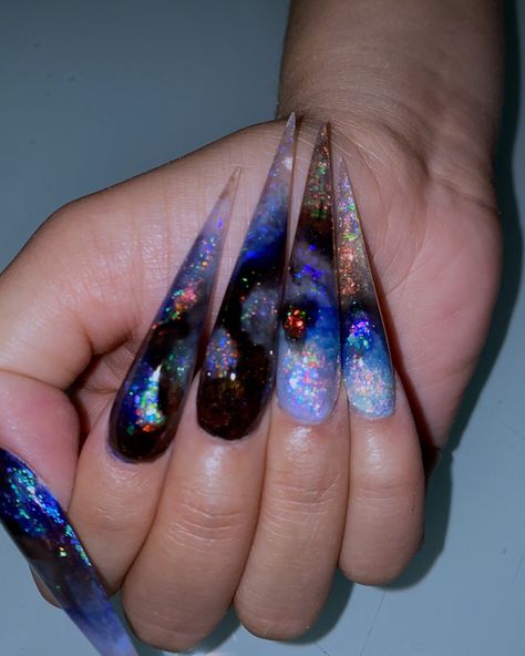 Nails Baddie, Opal Nails, Multicolored Nails, New Years Eve Nails, April Nails, Baddie Nails, Cleansing Pads, Mani Pedi, Nails Ideas