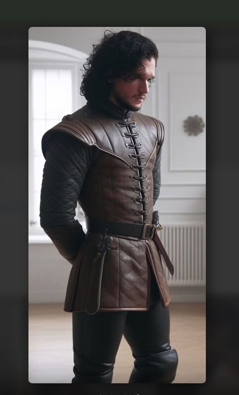 Jon Snow Outfit, Jon Snow Costume Diy, John Snow Costume, Hunter Huntsman, Jon Snow Cosplay, Westeros Fashion, Jon Snow Costume, Game Of Thrones Jon Snow, Kit Harrington