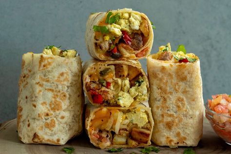 Green Chile and Sausage Breakfast Burritos — Baking with Josh & Ange Sausage Breakfast Burritos, Pork Verde, Best Breakfast Burritos, Breakfast Sausage Links, Breakfast Recipies, Crispy Hashbrowns, Fluffy Eggs, You My Love, Sausage Links