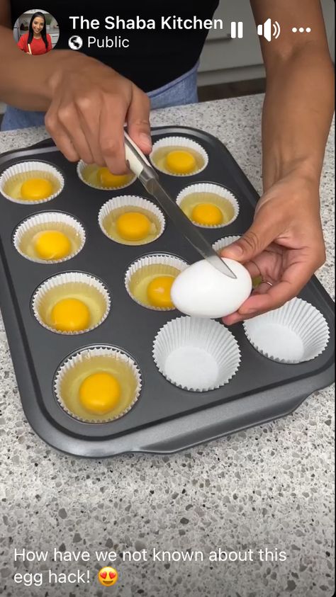 The Shaba Kitchen, Egg Cups Recipe, Egg Hacks, Vegan Muffins, Idee Pasto, Makanan Diet, Egg Muffins, Läcker Mat, Muffin Tins