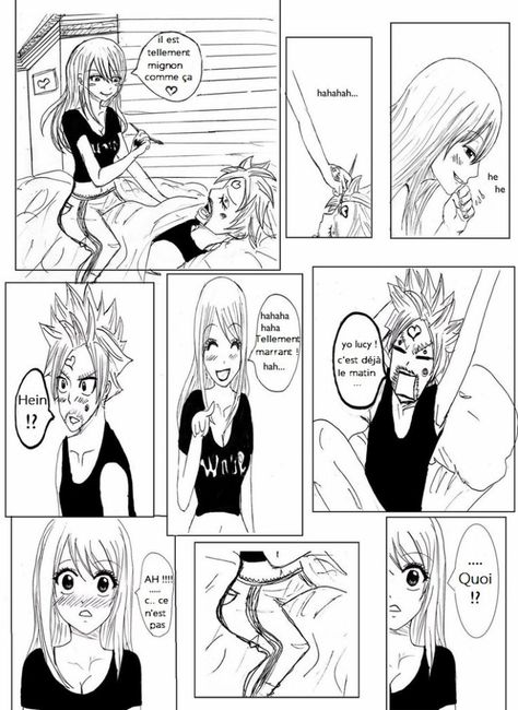 Natsu and Lucy school  | Natsu et lucy Natsu E Lucy, Nalu Comics, Straight Ships, Alexis Rhodes, Fairy Tail Meme, Green Pokemon, Fairy Tail Photos, Fairy Tail Comics, Natsu Fairy Tail