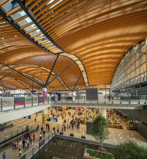 Pacific Architecture, Airport Entrance, Hong Kong International Airport, Artificial Island, Airport Design, Zhuhai, World Design, Construction Process, Structure Design