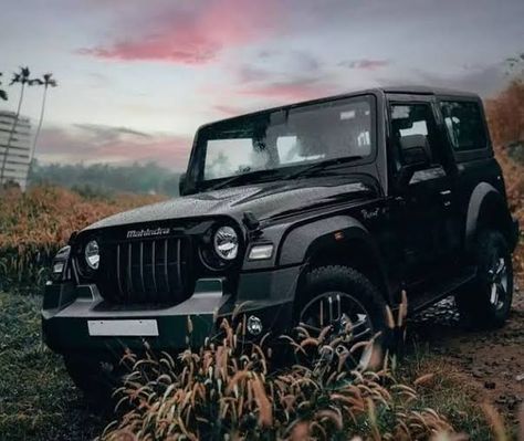 Black Thar, Thar Mahindra, Thar Car, New Mahindra Thar, Thar Jeep, Bakgerand Photo, Jeep Images, Indian Cars, Ford Endeavour