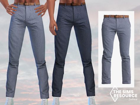 The Sims Resource - Men Structured Chino Pants Sims Resource Men, Sims 4 Male, Sims 4 Men Clothing, Sims 4 Hair Male, Sims 4 Male Clothes, Sims 4 Tsr, Sims 4 Black Hair, Tumblr Sims 4, Male Clothes