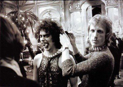 behind the scenes at The Rocky Horror Picture Show Tim Curry Rocky Horror, Rocky Horror Show, Tim Curry, The Rocky Horror Picture Show, Horror Picture Show, Rocky Horror Picture Show, Movie Facts, Rocky Horror Picture, Horror Show