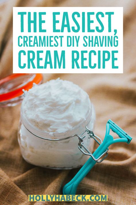 Shaving Cream Recipe, Diy Shaving Cream, Homemade Shaving Cream, Natural Shaving Cream, Shave Butter, Razor Burn, Natural Beauty Recipes, Diy Skin Care Recipes, Essential Oils For Skin