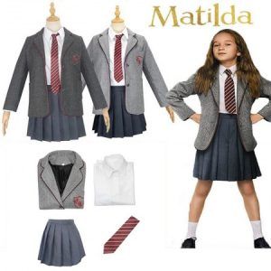 Book Week is just around the corner, and it's time to start thinking about how to make a splash with your costume. This year, why not stand out by dressing up as Matilda, the beloved character from Roald Dahl's classic book, "Matilda"? Not only is this costume relatively easy to put together, but it also celebrates a story that encourages young readers to be brave, smart, and imaginative. Easy Book Character Costumes, Musical Cosplay, Goldilocks Costume, Roald Dahl Costumes, Matilda Costume, Best Kids Costumes, Matilda The Musical, School Costume, Oktoberfest Costume