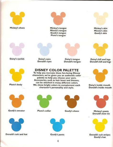 Mickey & Pals Long Stitch 4 Mickey Mouse Color Palette, Mickey Shoes, Long Stitch, Mouse Color, Disney Colors, Leisure Arts, Disney Home, Mickey Mouse And Friends, Mickey And Friends