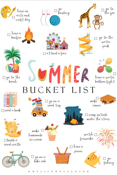 Grab Your Printable Summer Bucket List NOW! Major good times coming to your inbox! We only get our kids at home for 18 summers, so let’s make ‘em count with a FREE Summer Bucket List for you and your littles. Summer Bucket List For Kids Printable, Printable Summer Bucket List, Summer Bucket List For Kids, Bucket List Printable, Kids At Home, Bonding Activities, Summer Fun List, Summer Bucket List, List Printable