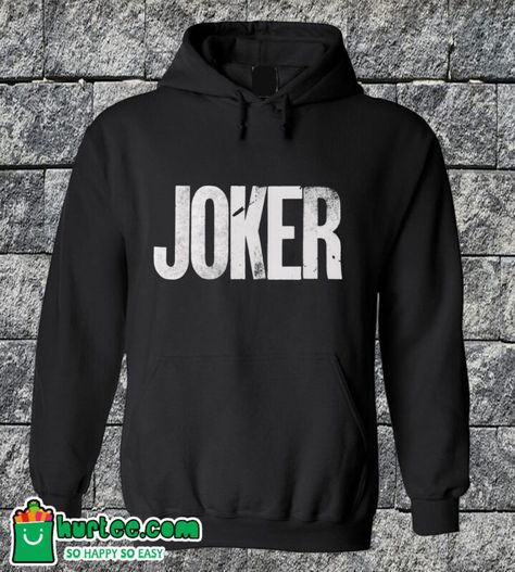 Joker Hoodie Joker Hoodie, Cool Hoodies, Custom Hoodies, One By One, Direct To Garment Printer, Winter Outfit, Self Confidence, Look Cool, Hoodie Fashion