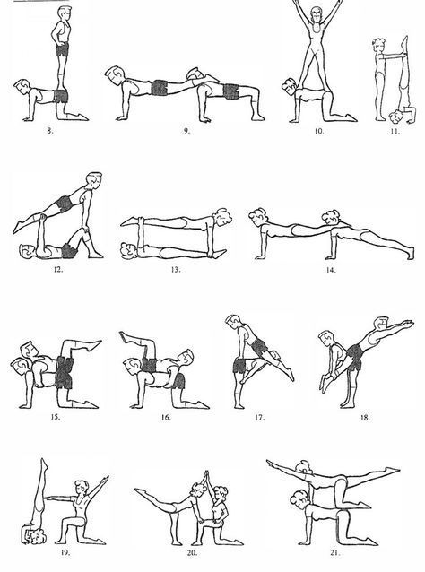 Yoga Challenge For Beginners, Two Person Yoga Poses, Two Person Yoga, Funny Yoga Poses, Yoga For Two, Two People Yoga Poses, 2 Person Yoga Poses, Couple Yoga, Same Wavelength