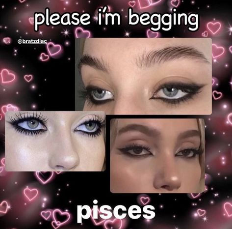 Pices Zodiac Makeup, Pisces Siren, Pisces Attitude, Pisces Eyes, Pisces Outfits, Eye Makeuo, Zodiac Jokes, Pisces Aesthetic, March Pisces