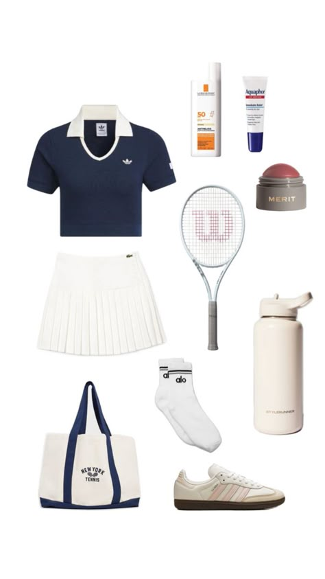 Tennis Aesthetic Vintage, Cute Tennis Outfit, Tennis Lifestyle, Cute Golf Outfit, Tennis Outfit Aesthetic, Rush Outfits, Tennis Aesthetic, Tennis Outfits, Tennis Outfit