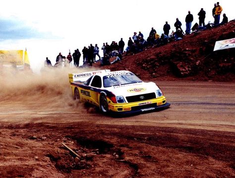 1998 Toyota Tacoma, Pikes peak. 2.1 Litre 4 cylinder. 1000hp, 0-60 in 1.6 seconds. Pikes Peak Hill Climb, 1998 Toyota Tacoma, Rally Car Racing, Hill Climb Racing, Rally Raid, Suzuki Sx4, Mom Car, Pikes Peak, Hill Climb