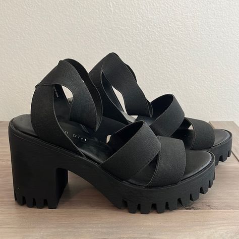 MADDEN GIRL Soho Lug Sole Sandals Madden Girl Shoes, Shoe Fits, Girl Shoes, Madden Girl, Lug Sole, Outfits Aesthetic, Soho, Block Heels, Clogs