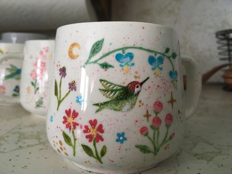 Porcelain Paint, Pebeo Porcelaine 150, Porcelain Painting, Handmade Ceramics, First Time, The First, Porcelain, Mug, Hand Painted