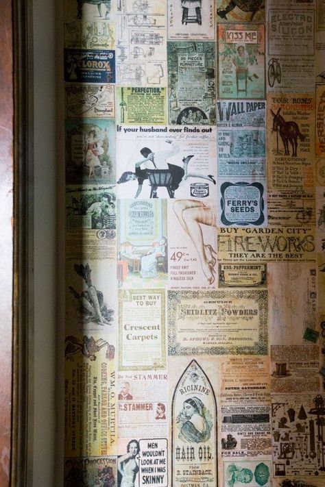 Decoupage Walls Ideas, Decoupage Walls, Corkboard Decor, Train House, Mount Adams, Old Window Decor, Decoupage Wall, Fun Apps, Entry Closet