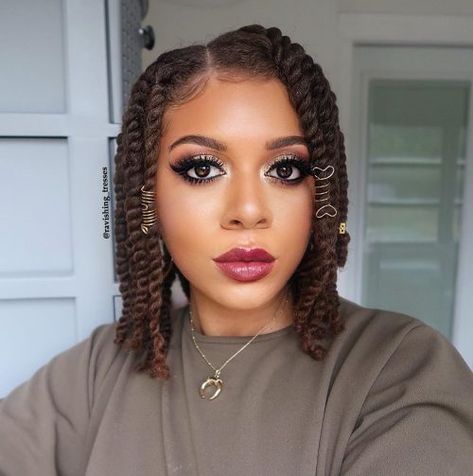 13 Hottest Havana Twist Hairstyle Ideas Right Now Short Havana Twist, Havana Twist Hairstyles, Havana Twist Braids, Havana Twist, Natural Hair Twists, Twist Styles, Twist Braid Hairstyles, Hair Twist Styles, Natural Hair Braids