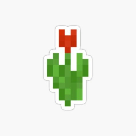 Minecraft Flowers Pattern, Flor Minecraft, Minecraft Rose, Minecraft Flowers Pixel Art, Mcyt Stickers, Minecraft Flowers, Minecraft Heart, Minecraft Png, Gaming Stickers