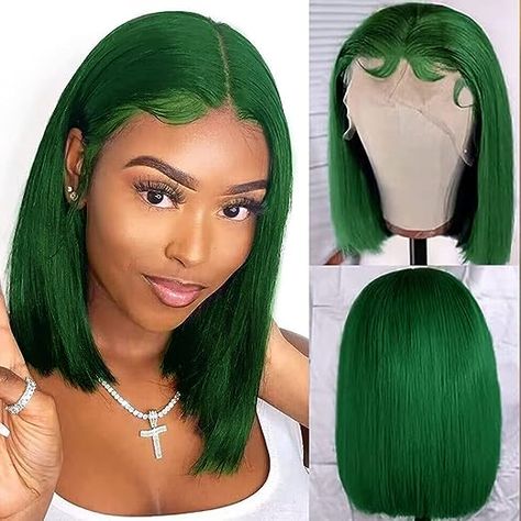 Skunk Stripe Bob, Lace Front Wigs Pink, Pink Skunk Stripe, Burgundy Bob Wig, Green Bob Wig, Pink Bob Wig, Green Bob, Burgundy Bob, Burgundy Highlights