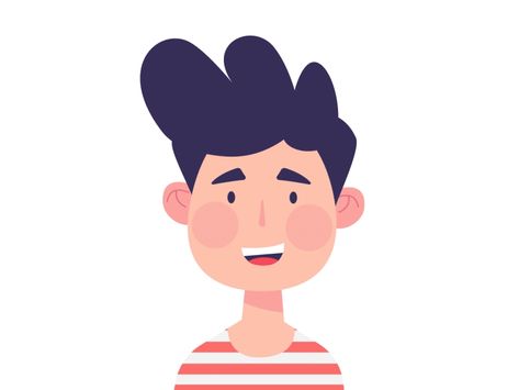 by Ayman Tahiri Flat Art Characters, Animation Face, Face Animation, 2d Character Animation, Vector Animation, Animation Storyboard, Animation Gif, Flat Design Illustration, Motion Graphics Inspiration