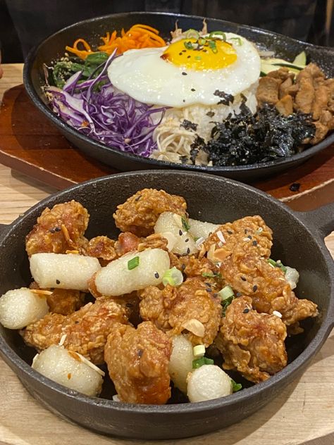 Rice Korean, Honey Chicken, Korean Food, Food Photo, Honey, Rice, Chicken, Ethnic Recipes