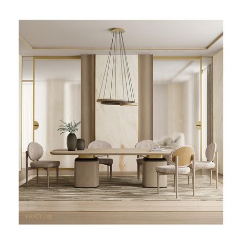 Frato Interiors’s Instagram profile post: “Who’d like to entertain in this impressive dining space? We love the effect of the RENNES ceiling lamp suspended above our dramatic NAGANO…” Charming Dining Room, Bed Back Design, Dream Dining Room, Timeless Interiors, Luxury Dining Room, Luxury Homes Interior, Luxury Dining, Dining Room Inspiration, Dining Areas