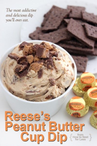 reeses peanut butter dip recipe Peanut Butter Cup Dip, Cupcake Torte, Peanut Butter Dip, Reese's Chocolate, Reese's Peanut Butter Cup, Sweet Dips, Dessert Dips, Reeses Peanut Butter Cups, Peanut Butter Cup