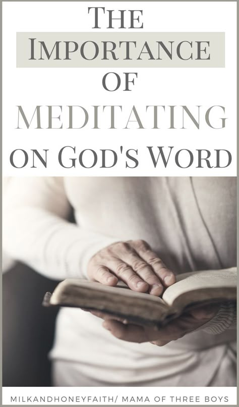 How often are you digging into God's Word by studying the scriptures? Has Bible reading become a thing of the past for you? We are discussing the importance of meditating on the word of God in this week's #sunshineandscripture tour. Join us at #milkandhoneyfaith #meditation #scriptures #memorization #bible Bible Studies For Beginners, Christian Meditation, How To Meditate, Bible Study Printables, Spiritual Formation, Christian Counseling, Bible Study Plans, Bible Study Methods, Bible Study Tips