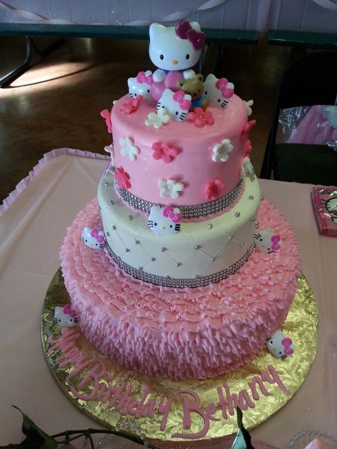 Hello Kitty Cake Y2k, Hello Kitty 3 Tier Cake, Hello Kitty Birthday Cake Big, 3 Tier Hello Kitty Cake Birthday, Sweet 16 Hello Kitty Cake, Hello Kitty Cake 2 Layer, Big Hello Kitty Cake, Hello Kitty Two Tier Cake, Hello Kitty Tiered Cake