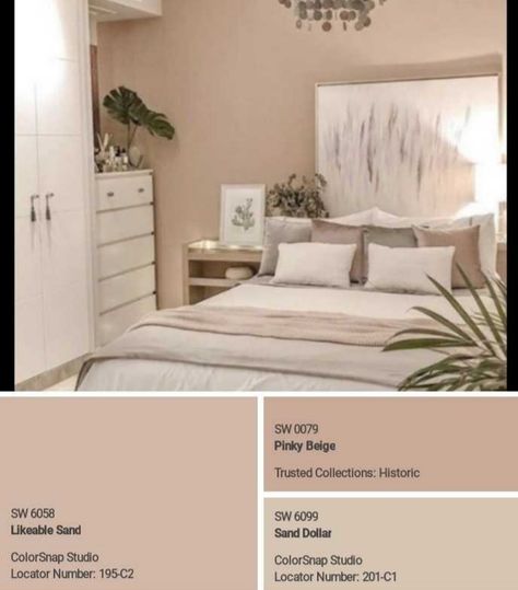 Cream Color Bedroom Walls, Mocha Bedroom, Cream Color Bedroom, Ivory Bedroom, Beige Wall Paints, Unisex Bedroom, Light Gray Bedroom, Blush Bedroom, Gray Bedroom Walls