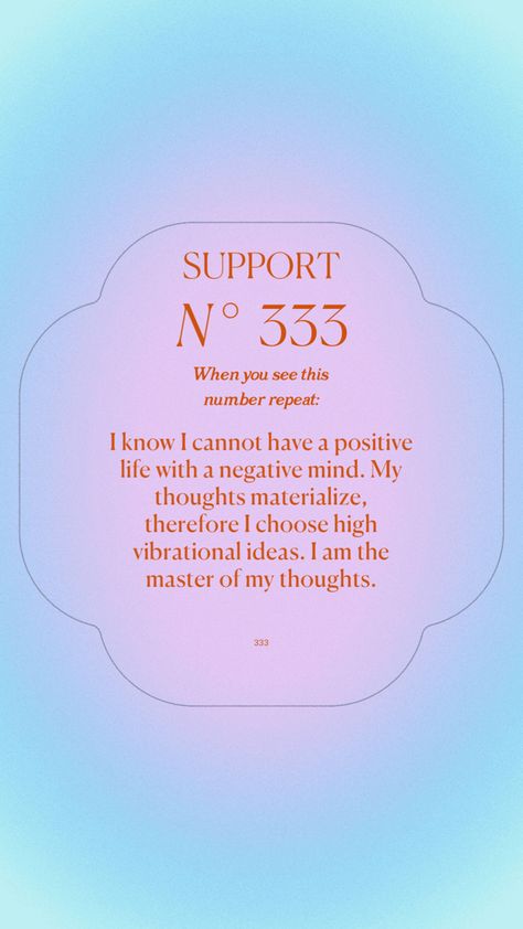 Ideas from Project 369 - Design by @talkto.heather 333 Affirmations, Healing Butterfly, 333 Angel Number, Numbers Meaning, Angel Number 333, Number 333, Spiritual Awakening Signs, Career Quotes, Note To Self Quotes