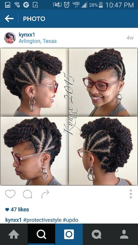 Haie Style, Flat Twist Updo, Twist Updo, Natural Hair Bun Styles, Braiding Styles, Ponytail Bun, Bun Styles, Workout Hairstyles, Protective Style