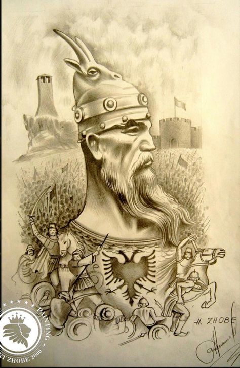 Skanderbeg Tattoo, Skenderbeu Drawing, Albanian Drawing, Skenderbeu Tattoo, 28 29 November Albania Drawing, Albania Tattoo, 28 29 November Albania, 28 November Albania Drawing, Albanian Art