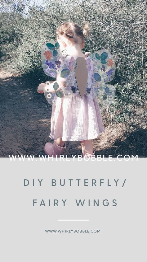 Fairy Wings Flowers, Nature Fairy Wings Diy, Diy Butterfly Wings, Flower Fairy Wings, Nature Costume, Faerie Wings, Wings Diy, Fairy Princess Birthday, Halloween Costume Toddler Girl