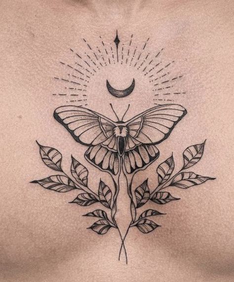 Grandpa Tattoo, Tattoo Garden, Sagittarius Tattoo, Sweet Tattoos, Moth Tattoo, E Tattoo, Leg Tattoo, S Tattoo, Chest Tattoo