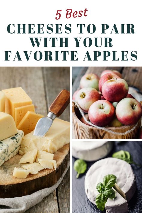 The 5 best cheeses to pair with your favorite apple varieties. What apple does gouda cheese pair with? What about Blue Cheese? Here's a complete guide to cheese and apple boards. #charcuterie #cheeseboard #apples #applerecipes Cheese And Apple Pairing, Apple And Cheese Pairings, Apple Boards, Apple Pairings, Boards Charcuterie, Program Director, Food Boards, Farm Fresh Recipes, Gala Apples