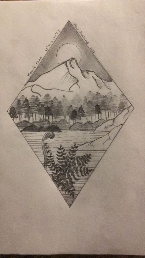 Mount Cook Tattoo, Cook Tattoo, Traveler Tattoo, Nz Tattoo, Mountains Tattoo, Mount Cook, Mountain Tattoo, Drawing Drawing, Blue Bathroom