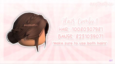 Roblox Prom Hair Codes, Cute Hair Codes For Bloxburg, Brow Hair Codes Bloxburg, Roblox Bloxburg Hair Codes Brown, Roblox Brown Hair Bangs Codes, Bloxburg Bangs Codes Brown, Bloxburg Brown Bangs Hair Codes, Short Brown Hair Roblox Codes, Bloxburg School Clothes Codes