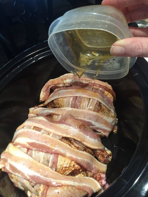 Easy Bacon Wrapped Cornish Hens in Crock Pot • Happy Family Blog Cornish Hen Crock Pot Recipe, Cooking Cornish Hens, Cornish Game Hens, Bacon Chili, Cornish Hen Recipe, Game Hens, Cornish Hen, Crock Pot Recipe, Cornish Hens