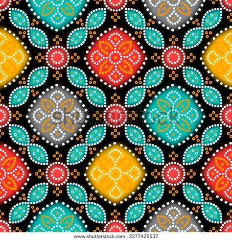 Badhni Pattern, Patola Pattern, Bandhani Design, Digital Print Textiles, 10 March, Batik Design, Ethnic Patterns, Flower Prints Art, Black Aesthetic Wallpaper