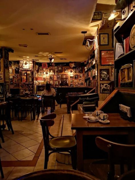 Jazz Cafe Aesthetic, Old Cafe Aesthetic, Vintage Cafe Aesthetic, 70s Cafe, 90s Cafe, Dark Cafe, Indie Cafe, Old Cafe, Cafe Vibes