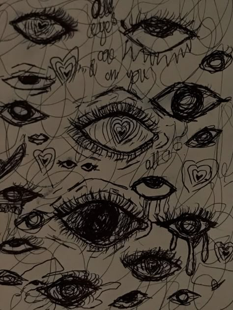 eyes aesthetic indie drawing eyes on me easy drawing of eyes aesthetic sketchbook sketches of eyes Eyes Wallpaper Creepy, Eye Drawing Wallpaper, Creepy Eyes Wallpaper, Many Eyes Aesthetic Creepy, Eye Ball Wallpaper, Creepy Eyes Aesthetic, Creepy Eye Drawing, Trippy Eyes Drawing, Creepy Eyes Drawing