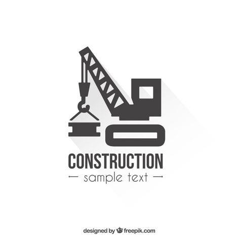 Logo de construcción Vector Gratis Construction Logo Design, Free Logo Templates, Beautiful Logos Design, Visiting Card Design, Make Your Logo, Construction Logo, Beautiful Logos, Real Estate Logo, Online Logo