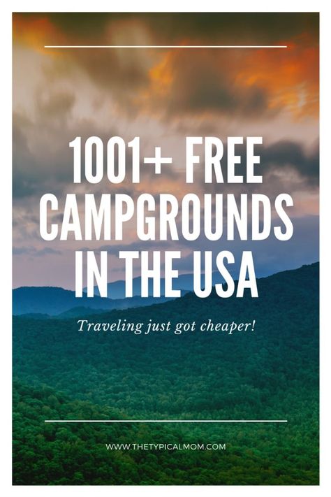 places you can camp for free Camping Bedarf, Camping List, Camping Places, Camping Destinations, Camping Lovers, Camping Locations, Camping Checklist, Free Camping, Camping Essentials