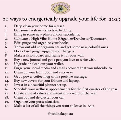 20 Energetic Upgrades to get in alignment with your next level year — ASHLINA KAPOSTA Life Reset, Get Your Life Together, New Apple Watch Bands, Journal Questions, Inspirational Quotes For Students, Making A Vision Board, Holistic Beauty, High Vibes, Final Days